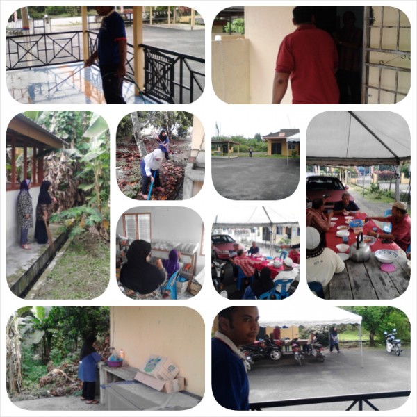 GOTONG-ROYONG BERSIH KAWASAN DEWAN SURAU
