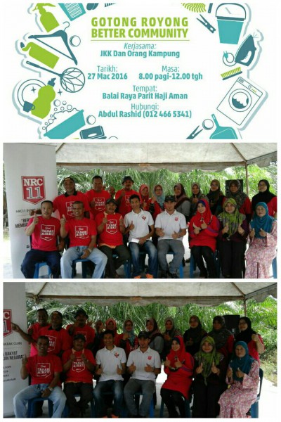 PROGRAM GOTONG ROYONG - BETTER COMMUNITY BERSAMA NRC11