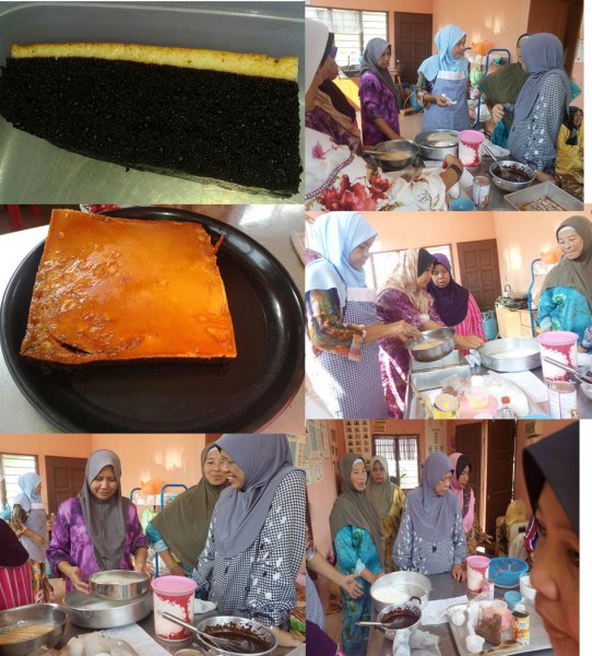 KELAS BELAJAR MEMBUAT KEK MOIST KARAMEL