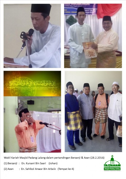 PERTANDINGAN BERZANJI & AZAN
