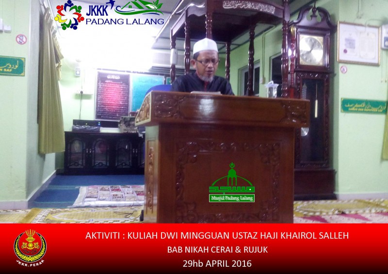 KULIAH AGAMA BAB NIKAH, KAHWIN & RUJUK