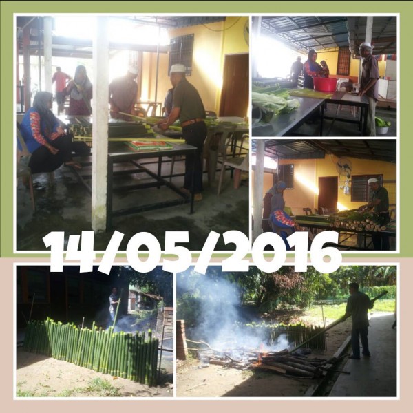 GOTONG ROYONG BAKAR LEMANG