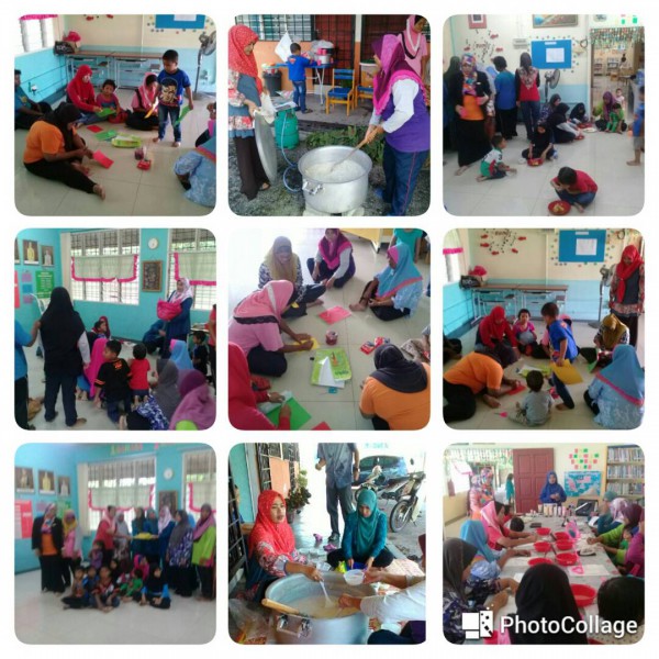 MAJLIS SAMBUTAN HARI IBU DAN MEMASAK BUBUR LAMBUK