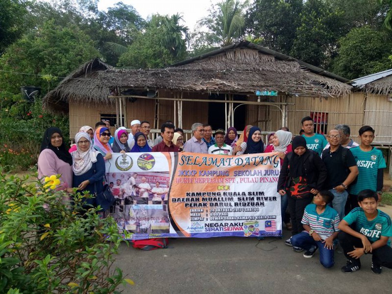 ROMBONGAN JKKKP KAMPUNG SEKOLAH JURU PULAU PINANG KE KG KUALA SLIM