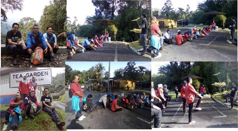AKTIVITI MENDAKI BUKIT LARUT ANJURAN PKD BERSAMA GSIM DAERAH KERIAN.