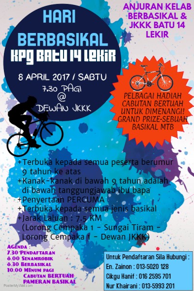 HARI BERBASIKAL UNTUK KESIHATAN