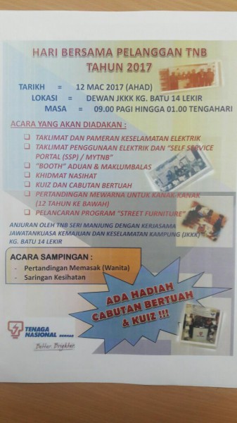HARI TNB BERSAMA PELANGGAN