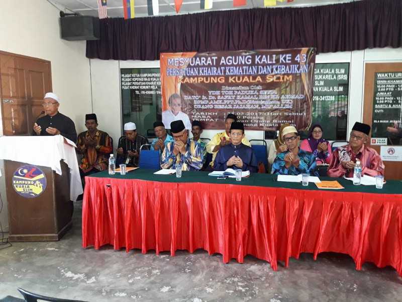 MESYUARAT AGUNG PERSATUAN KHAIRAT KEMATIAN DAN KEBAJIKAN KALI KE 43