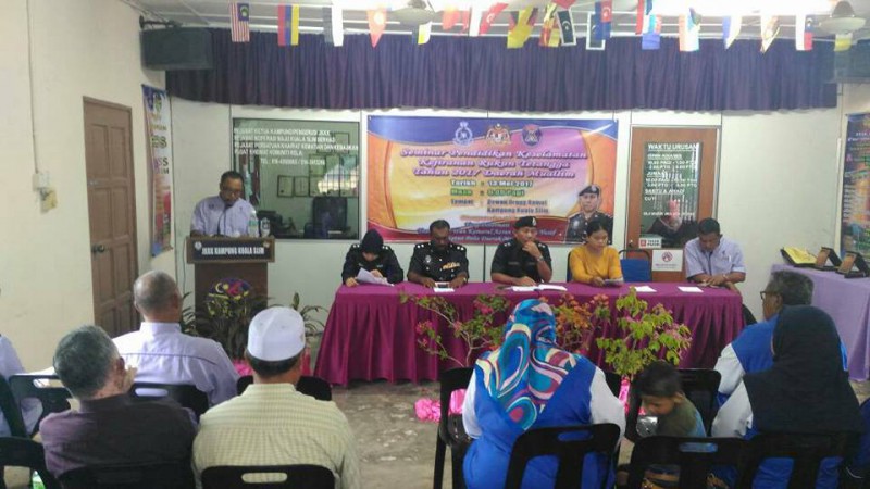 SEMINAR PENDIDIKAN KESELAMATAN KEJIRANAN RUKUN TETANGGA TAHUN 2017 DAERAH MUALLIM